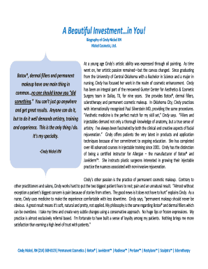 Patient Consent and Medical History Form