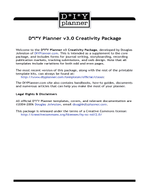 DIY Planner Creativity Package
