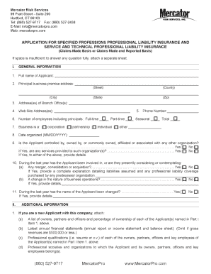 Home Inspector Errors and Omissions Application