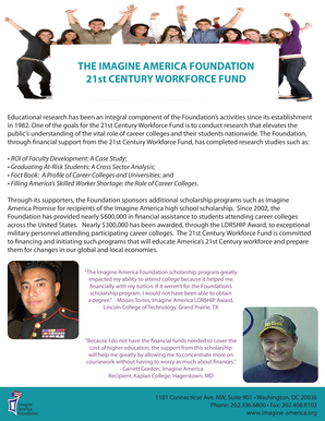21st Century Workforce Fund Pledge Form