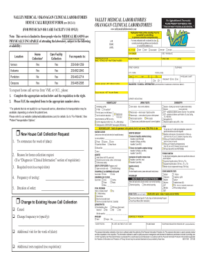 House Call Request Form