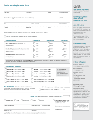 Conference Registration Form