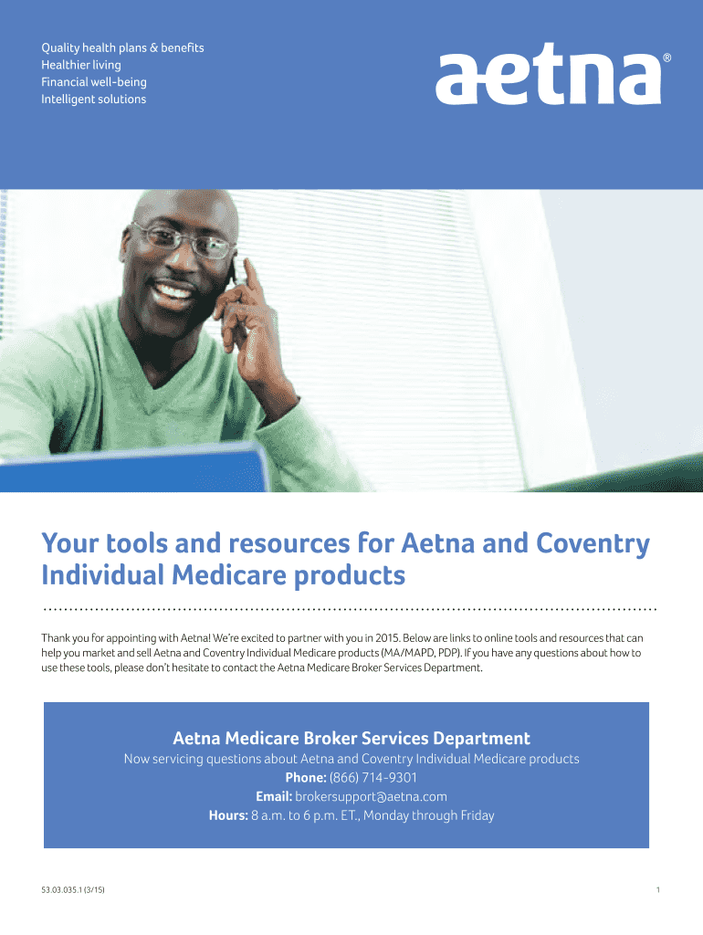 Fillable Online Your tools and resources for Aetna and Coventry