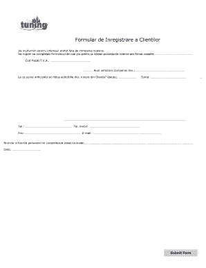 Client Registration Form