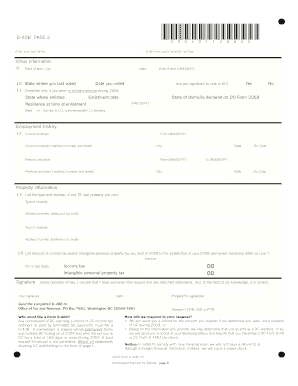 DC Form D-40B