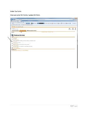 W-4 Form Update Instructions