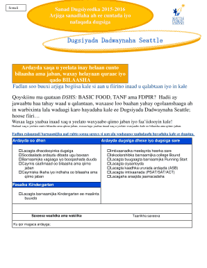 Seattle Public Schools Meal Application