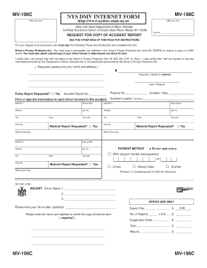 New York Accident Report Request Form