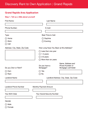 Rent to own application form - Discovery-rent-to-own-applicationpdf