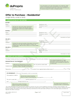 Residential Purchase Agreement