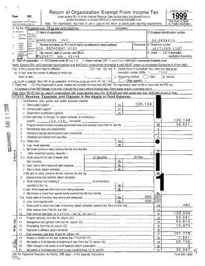 Form 990 Tax Exemption Application