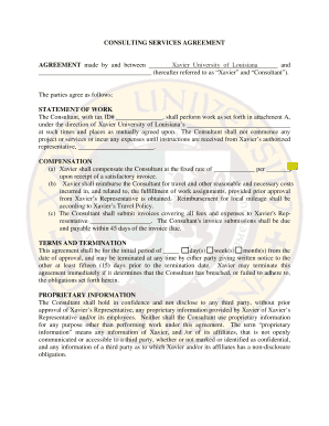 Consulting Services Agreement