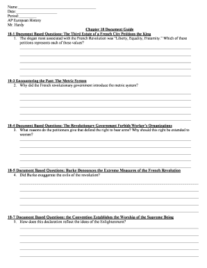 French Revolution Document Guide