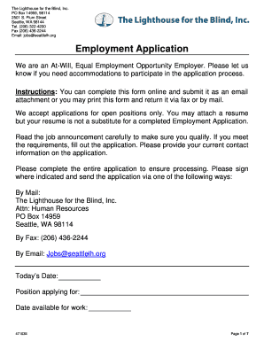 Employment Application