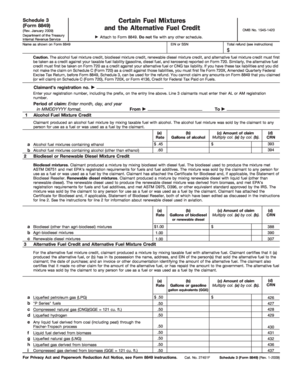 Schedule 3 Form 8849