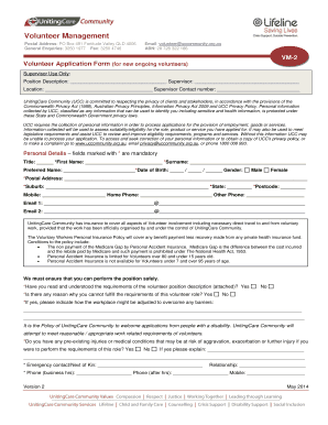 Volunteer Application Form