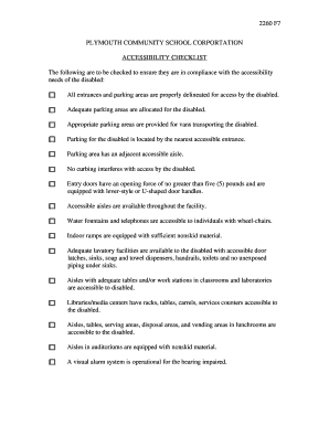 Accessibility Checklist