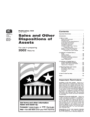 Publication 544 Sales and Exchanges