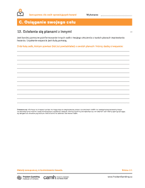 Self-Help Guide for Problem Gambling