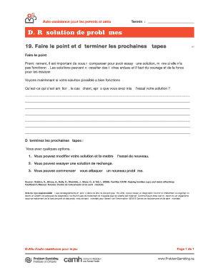 Outil d’auto-assistance pour le jeu