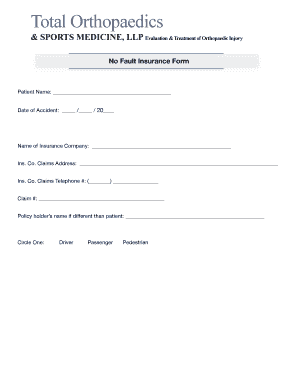 New York No-Fault Insurance Assignment of Benefits Form