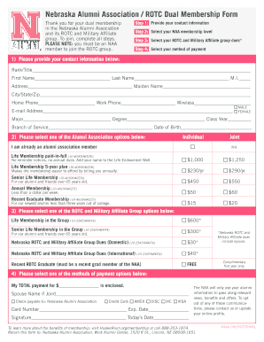 Nremt cheat sheet - Nebraska Alumni Association ROTC Dual Membership Form - huskeralum