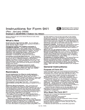 Instructions for Form 941