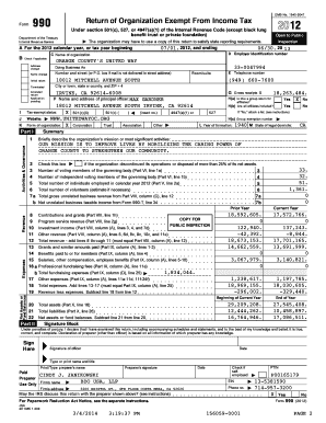 Form 990 Return of Organization Exempt From Income Tax