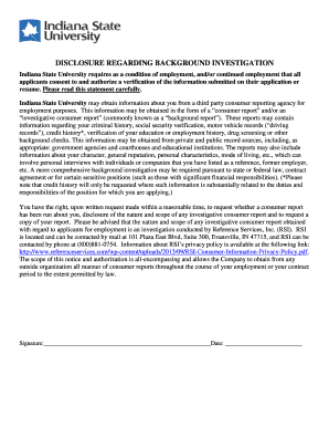 Background Check Authorization Form