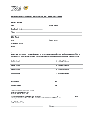 Payable-on-Death Agreement