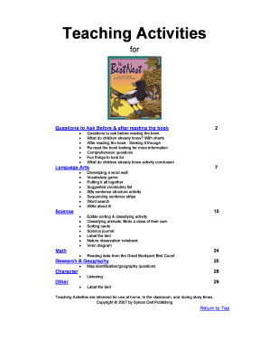 Bird Nest Building Activity Guide