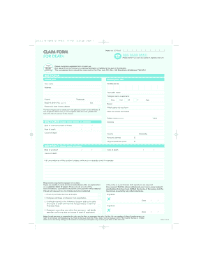 Petplan Death Claim Form