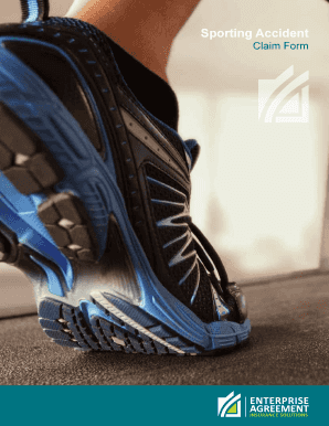 Sporting Accident Claim Form