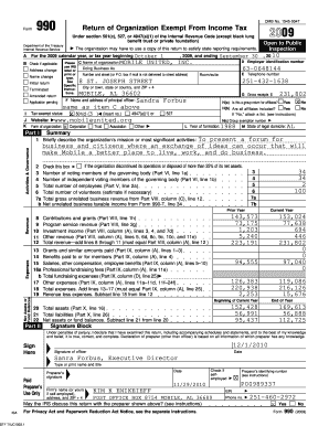 Form 990 Return of Organization Exempt From Income Tax