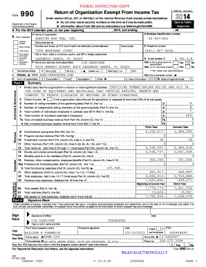 Form 990 Tax Exemption Application