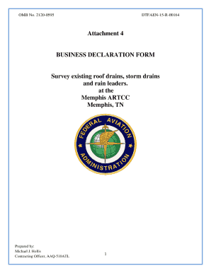 Business Declaration Form
