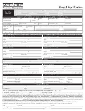 Rental Application Form