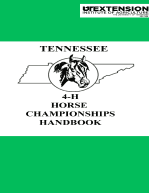 Rubric for oral presentation word document - Tennessee 4-H Horse Championships Handbook