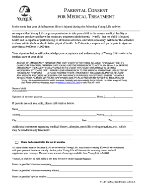 Parental Consent for Medical Treatment