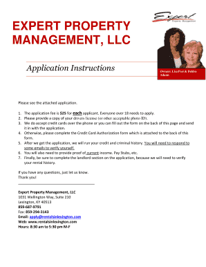 Rental Application Form