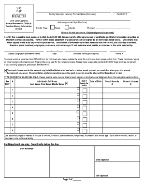 Utah Child Care Licensing Annual Renewal Form