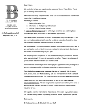 Patient Information Form