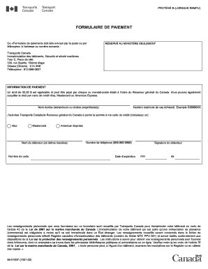 FORMULAIRE DE PAIEMENT
