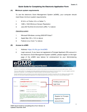 Jersey solicitation letter - Quick Guide for Completing the Electronic Application Form Annex A - rfs2 fhb gov