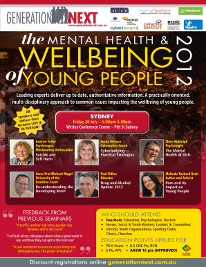 Generation Next Conference Registration Form