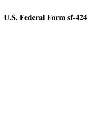 Federal Assistance Application Form