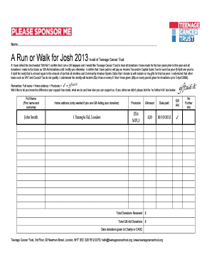 UK Gift Aid Declaration Form