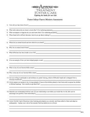 Foster Parent Application
