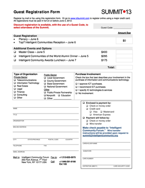 Guest Registration Form