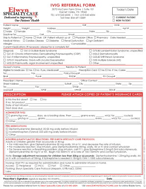 IVIG Referral Form